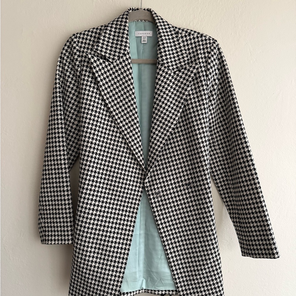 Topshop Collared Belted Jacket - image 2